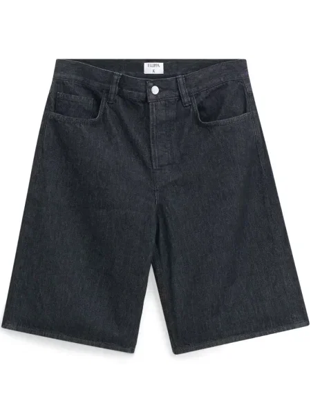 Kratke traper hlače Filippa K crna