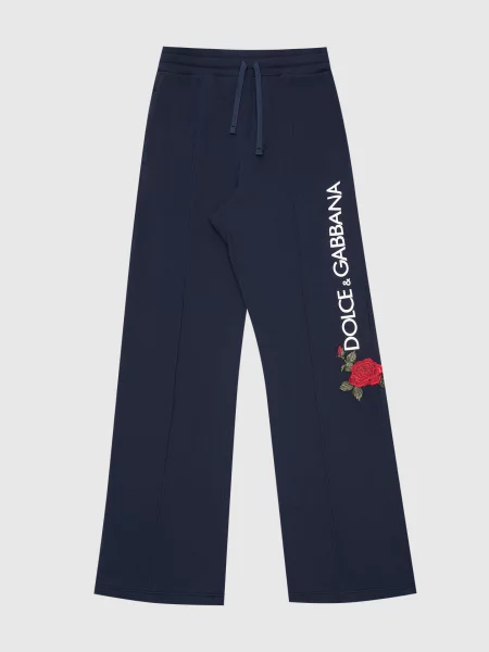 Детские спортивные штаны Dolce&gabbana синие