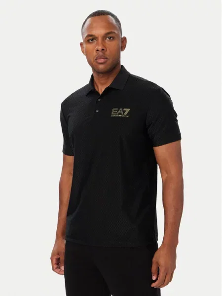 Emporio Armani Polo majica črna