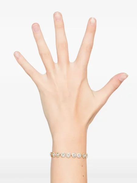 Tenisas apyranke Swarovski auksinė