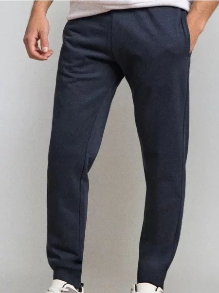 Sinsay Spodnie jogger granatowy