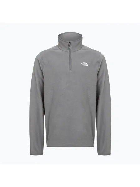 Мъжки суитшърт The North Face Glacier Fleece Zip сиво
