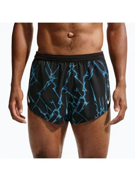 Pantaloni scurți de alergare pentru bărbați Nike AeroSwift black/white alb