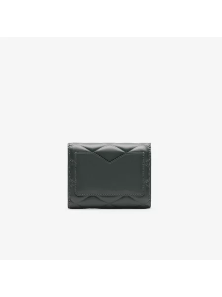 Lacoste Etui Na Karty Ze Wzorem Ciemnozielone zielony