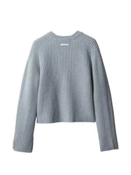 Megztas kardiganas Maison Kitsuné v formos iškirpte mėlyna