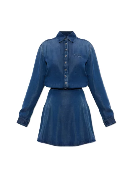 Sukienka jeansowa Diesel niebieska