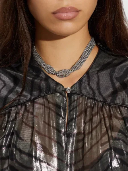 Colier Isabel Marant gri