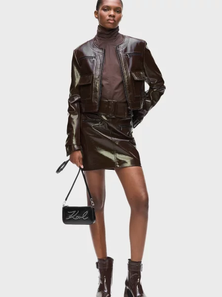 Куртка Karl Lagerfeld коричнева