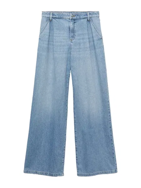 MANGO Pantaloni cu cute ONA denim albastru