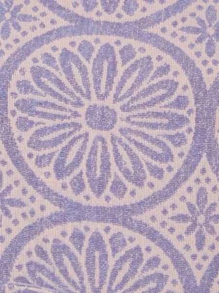 Rochie mini Zimmermann cu franjuri din material terry violet