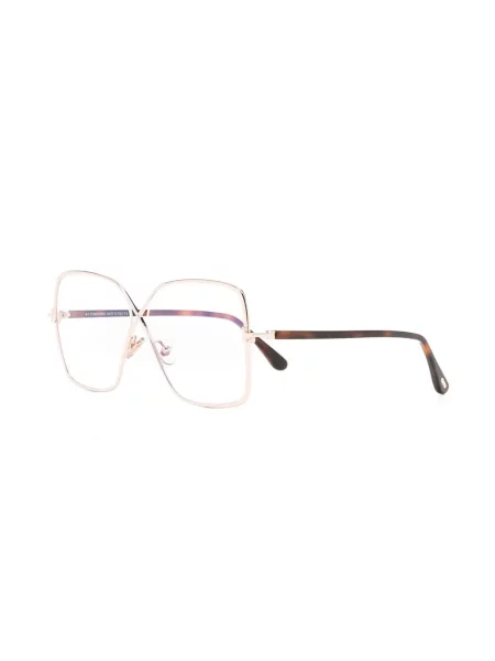Kvadratiniai akiniai nuo saulės Tom Ford Eyewear ruda