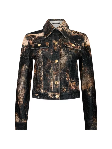 Geacă de blugi Roberto Cavalli negru