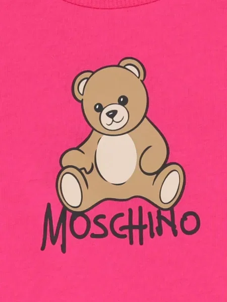 Sukienka dziecięca Moschino różowa