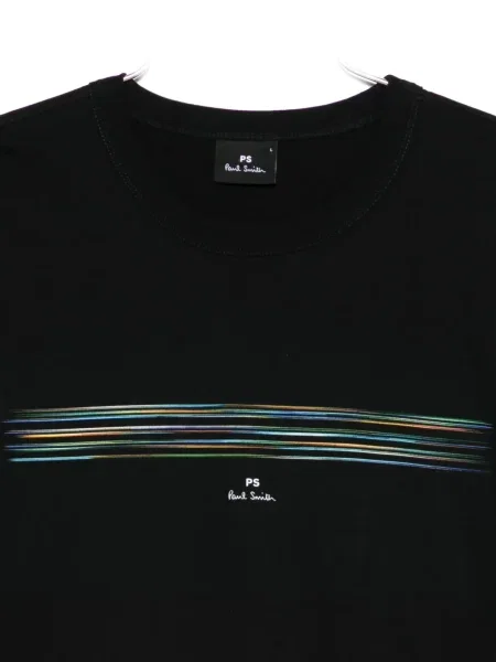 Ριγέ μπλούζα Ps Paul Smith μαύρο