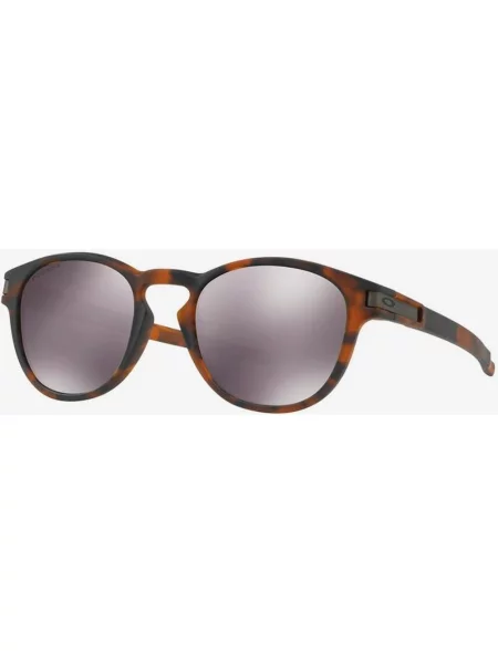 Okulary przeciwsłoneczne Oakley Latch Lifestyle Prizm Refresh z czarnymi lustrzanymi soczewkami Prizm brązowe