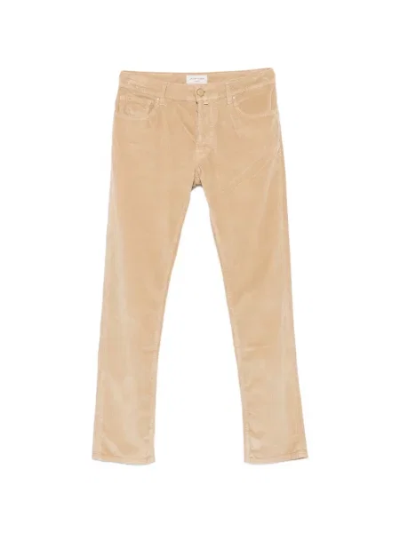 Pantaloni Jacob Cohën de catifea cord cu autograf