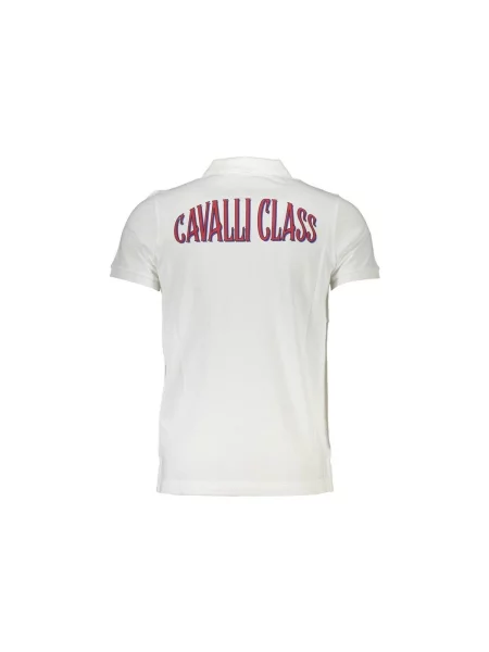 Polo majica Cavalli Class bijela