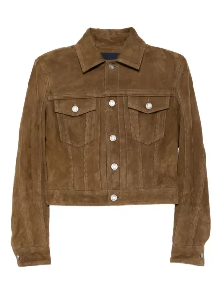 Kurtka Juun.j zamszowa brązowa