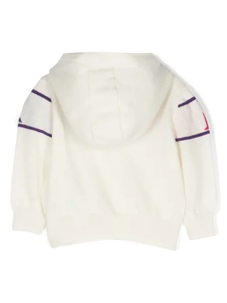 Bluza z kapturem dziecięca Moncler Enfant biała