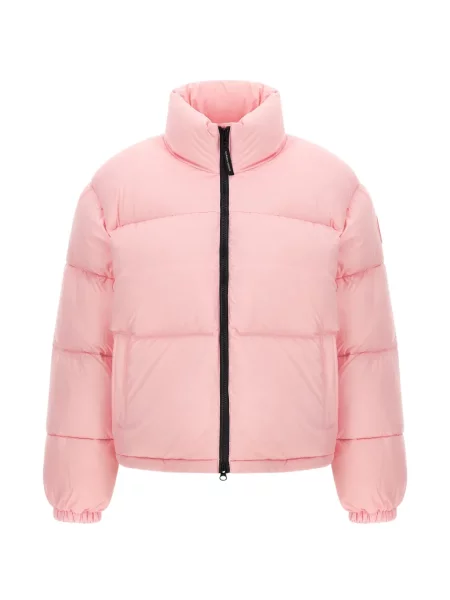 Matlasat geacă cu puf Canada Goose roz
