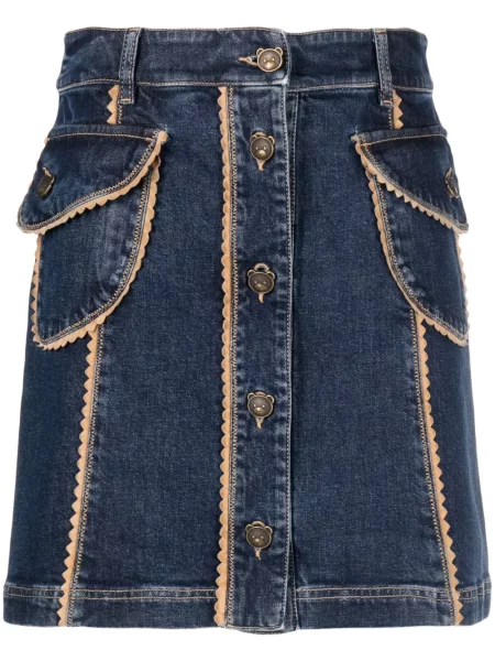 Fustă din denim Moschino