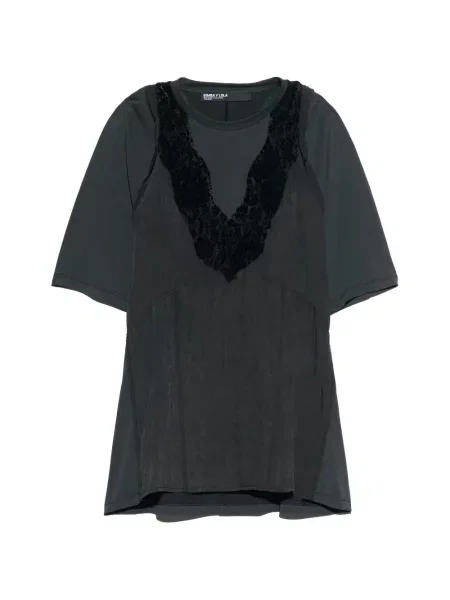 Tricou Bimba Y Lola din dantelă negru