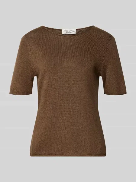 Sweter o kroju regular fit z mieszanki bawełny i lnu Marc O'polo