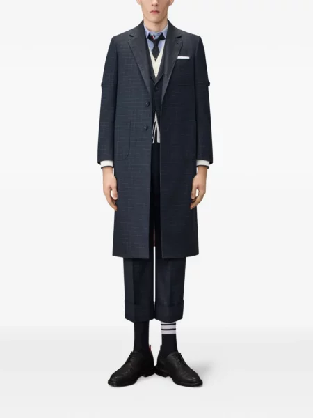 Kockás levágott nadrág Thom Browne kék