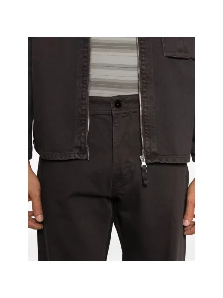 Jeansy straight leg Stone Island z kamieniami brązowe