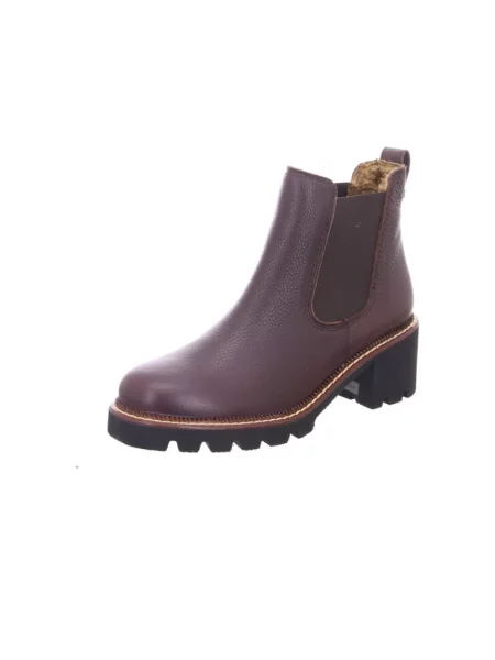 Buty do kostki Paul Green skórzane zielone