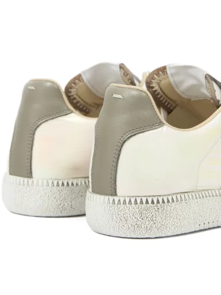 Sneakerși Maison Margiela din piele alb