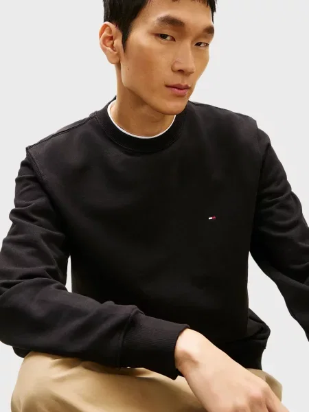 Махровый свитшот Tommy Hilfiger черный
