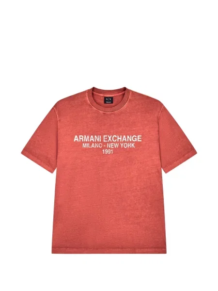 Tricou Armani Exchange cu imagine roșu