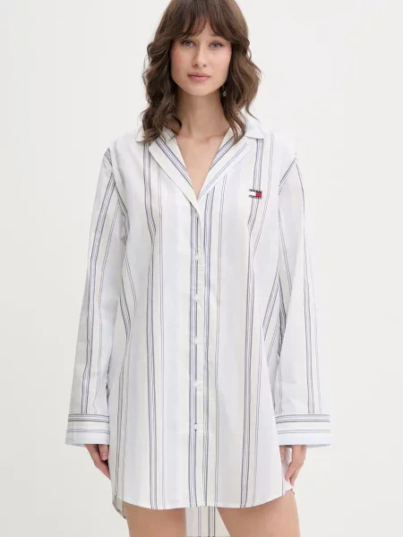 Tommy Hilfiger pyžamová košile bílá