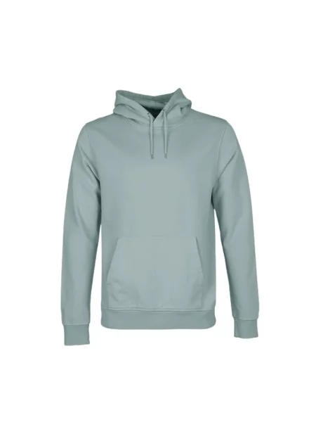 Bluza z kapturem Colorful Standard z kapturem klasyczna niebieska