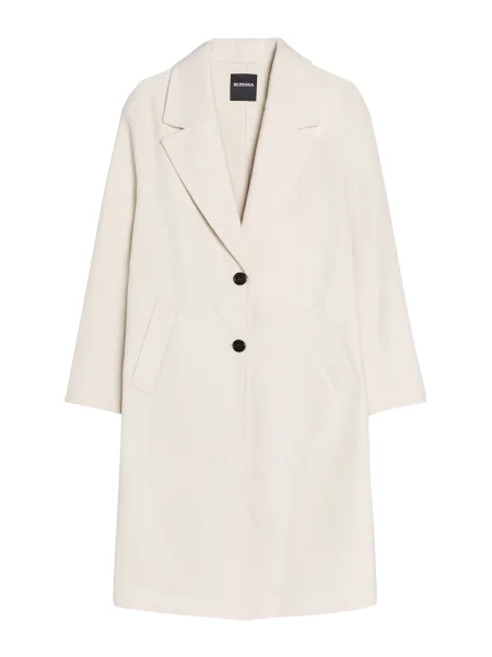 Bershka Prehoden plašč naravno bela