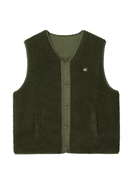 Matlasat vestă Chocoolate din fleece verde