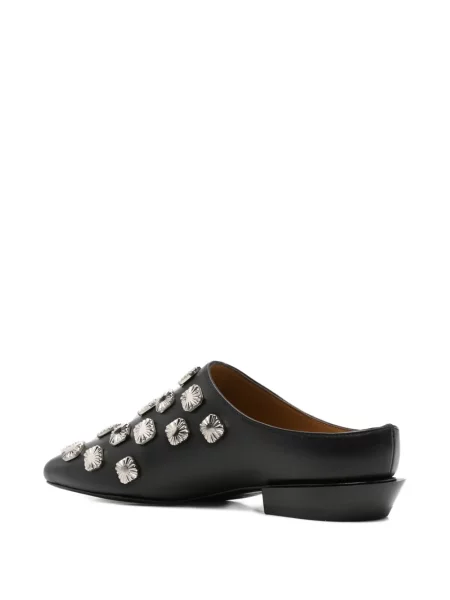 Papuci tip mules Toga Pulla din piele negru