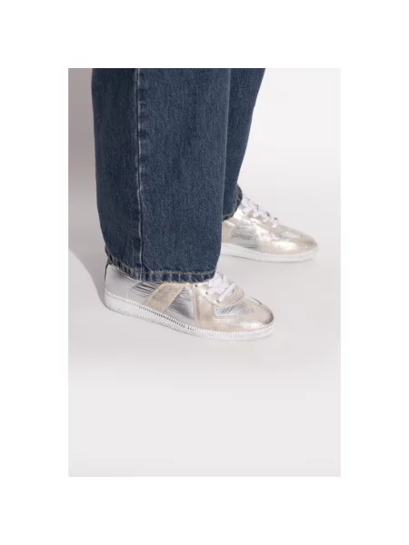 Sneakersy Maison Margiela skórzane szare