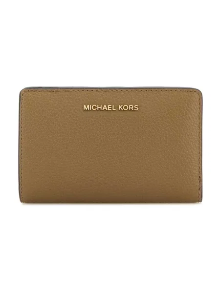 Portfel Michael Kors skórzany beżowy