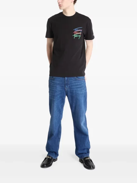 Blugi drepți Tommy Jeans albastru