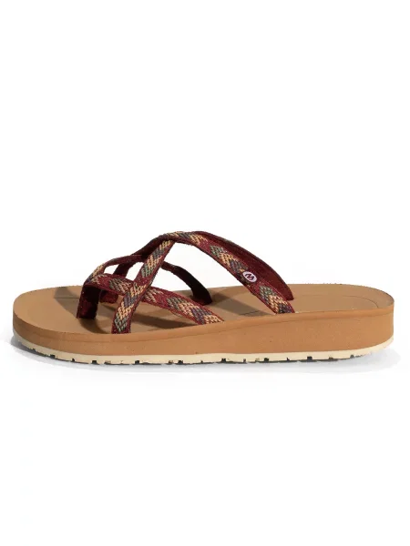 Minnetonka Flip-flops Hanna / maro / verde bej
