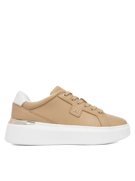 Superge Tommy Hilfiger Th Chic Platform rjava
