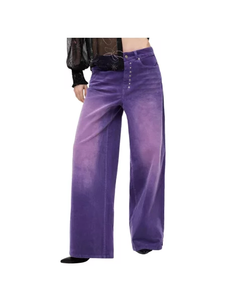Pantaloni Desigual violet
