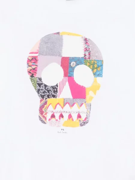 Material textil tricou Ps Paul Smith cu imagine alb