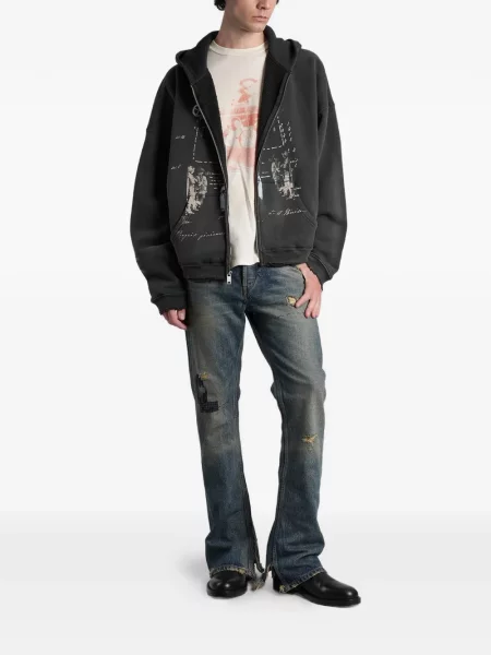 Hoodie Enfants Riches Déprimés με σχέδιο γκρι