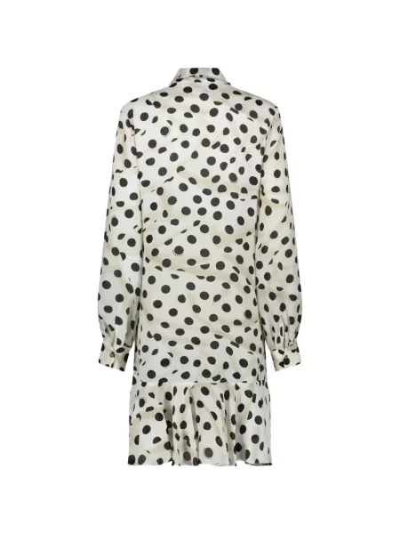Rochie mini Boutique Moschino cu buline cu volane