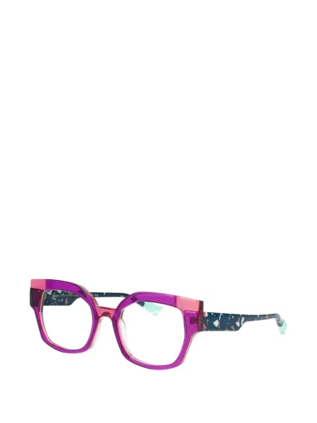 Ochelari de soare Face à Face cu imprimeu geometric violet