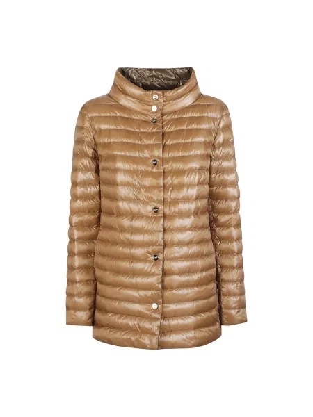 Kurtka puchowa Herno dwustronna brązowa