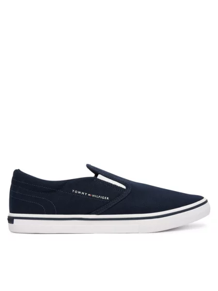 Tommy Hilfiger Tenis superge Vulc Core Slip On Mornarsko modra